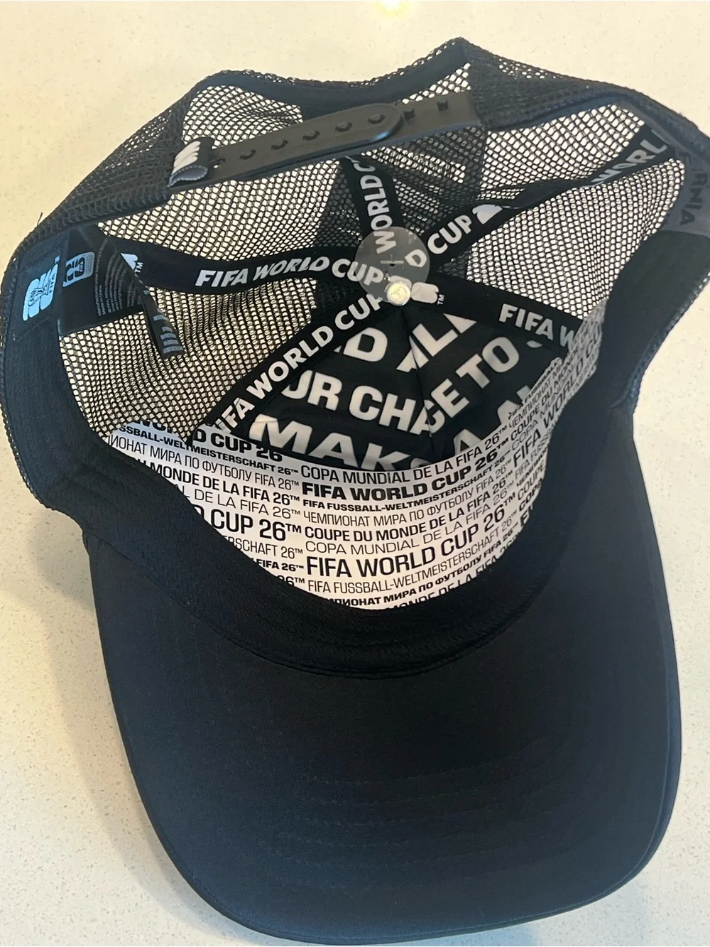 Hat World Cup FIFA -We Are 26 Black Trucker Hat - Official Product